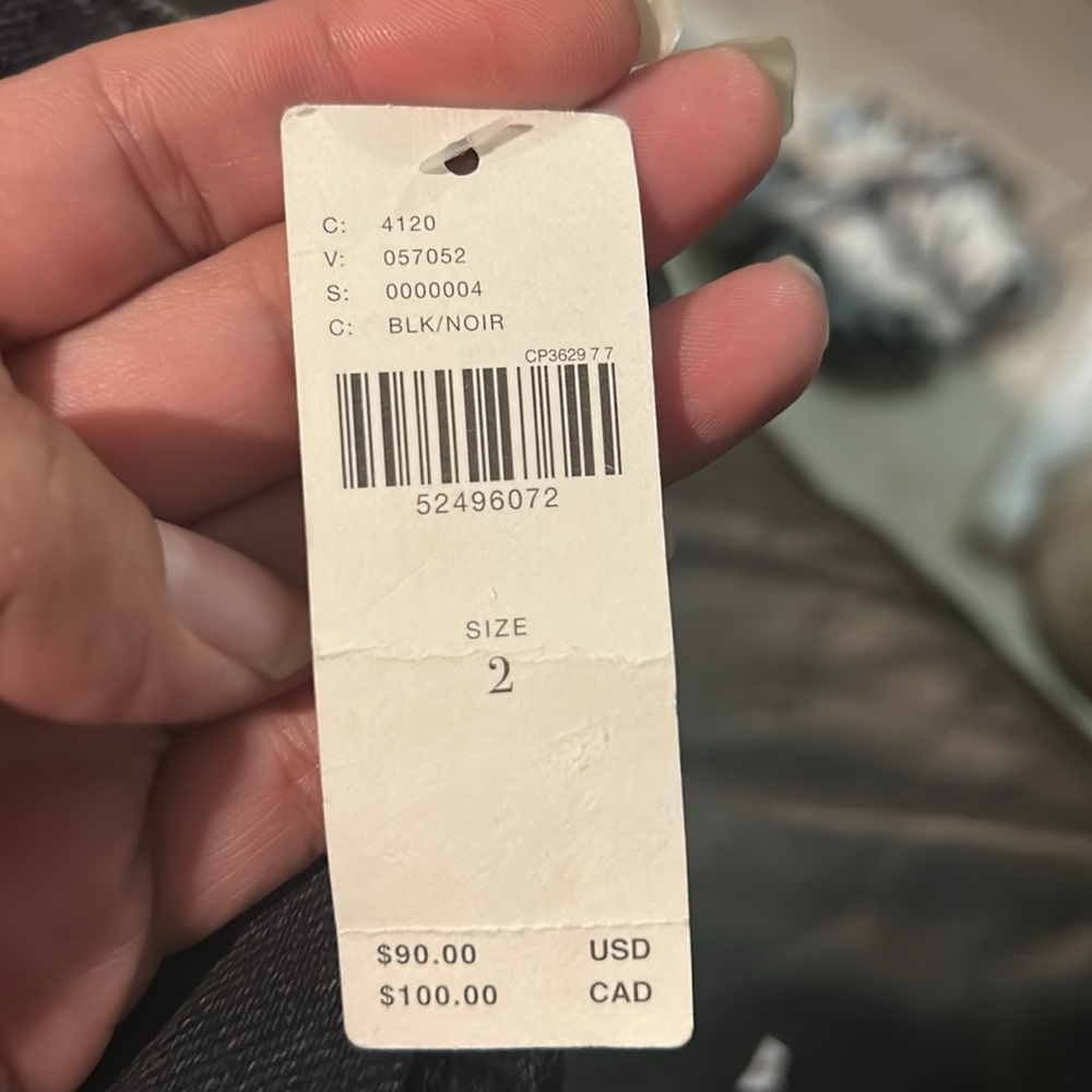 Anthropologie Black Asymmetrical Skirt - Picture 4 of 5